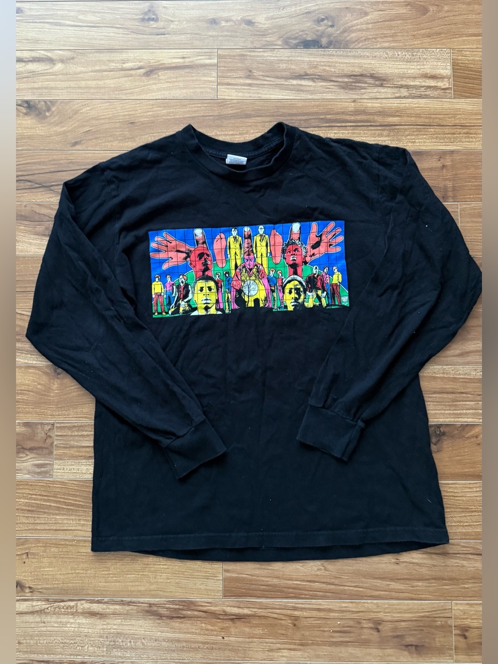 Supreme x Gilbert & George Life Death Black Long Sleeve Graphic Tee Sz M